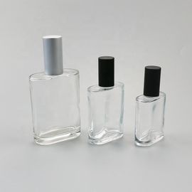 中国 30ml - 100mlによって曇らされる詰め替え式の香水瓶/透明なガラス スプレーのびん サプライヤー