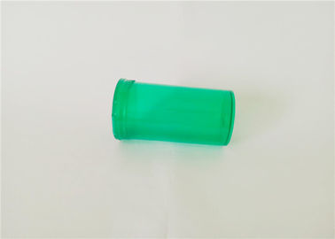 中国 薬学の破裂音の上の容器の鋭角のない半透明な緑H70mm*D39mmの金庫 サプライヤー